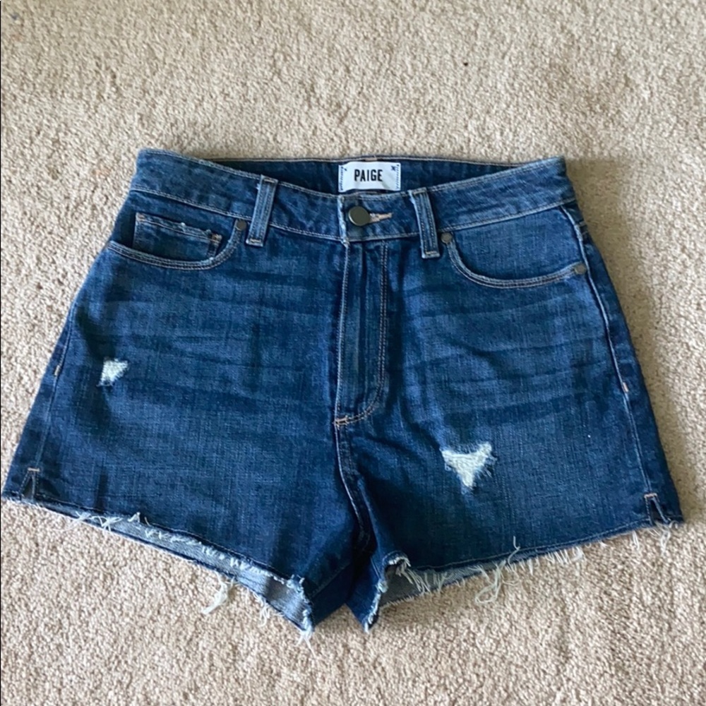 Paige Margot Shorts Orna Destructed Size 28